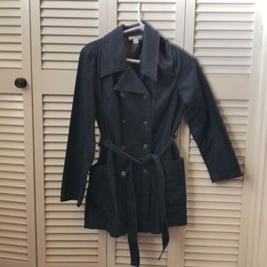 Petite Belted Denim Jacket